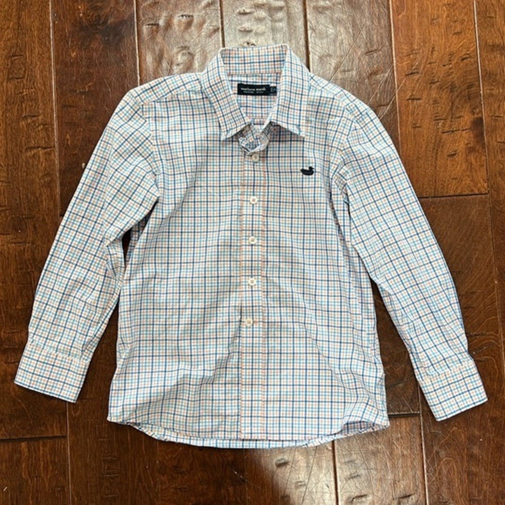 Southern Marsh boys youth Medium button down dress shirt